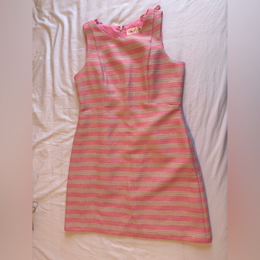 Liza J Pink and Silver Dress
